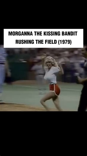 Morganna the Kissing Bandit rushed the field at the All-Star Game in the Kingdome, Seattle (1979). #baseball #MLB #throwback | Feelings Baseball