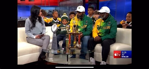 Thank you WTNH… News Channel 8… Here is the 12 o’clock airing | Hamden Pop Warner Football and Cheerleading