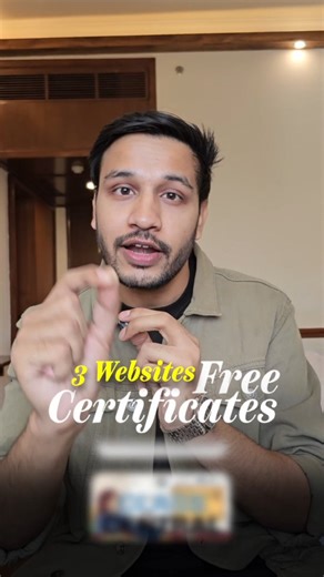 Kushal Vijay on Instagram: "3 Websites, 100+ Free Certification Courses for 2026... These courses will help you develop most needed skills for a job in 2026 like Software Engineering, Finance, Cloud, AI, SQL, Prompt Engineering, Cyber Security, Digital Marketing, Java, Python, Program Management etc. All courses are free with free certification, - discudemy - For 100% free udemy course coupons - classcentral - For free courses from Harvard, Stanford and Big Tech - skillindiadigital - Govt websit