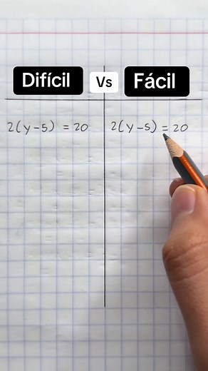 Solución de Ecuaciones: Difícil vs Fácil