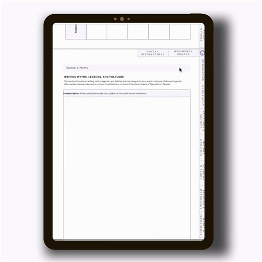 World Building Workbook | Author Planner | World Building Worksheets | Printable Worksheets | Writing Fiction Planner | Canva Templates - Etsy