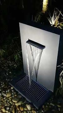 Easy DIY waterfall spillway