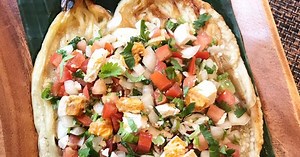 Ensaladang Talong (Filipino Eggplant Salad)