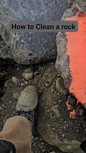 No one wants a dusty rock! So if you see a dirty rock in your backyard try this. #lifehack #lol #artificialrock #moldmaking @topfans Smooth-On | Rockscapes