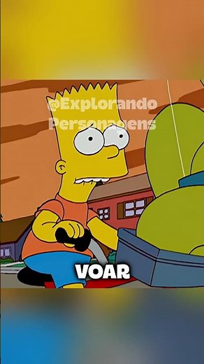 Bart fez um amigo ALIEN #simpsons