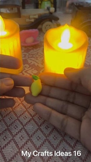 Making the Tiniest Lemon Ever 🍋 | Realistic Air Dry Clay Fruit #diy #creativeclayideas