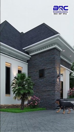 4 bedroom bungalow modern house plan Nigeria