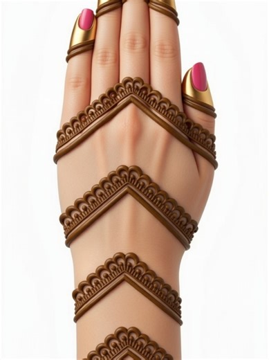 Easy Arabic Mehndi Design Tutorial