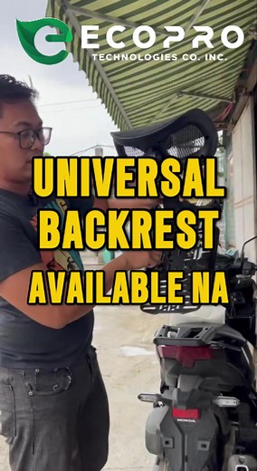 BACKREST UNIVERSAL CHECK OUT NA! #ECOPRO #ECOPRODUCT #BACKREST #UNIVERSAL #TRENDING #MOTORCYCLE #fouryourpage❤️❤️ #FYP