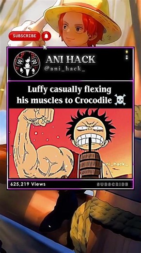 Luffy's muscle before any gear form ☠️ #onepiece #anime #memes