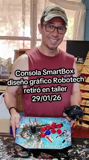 consola SmartBox diseño gráfico robotech retiro en taller 29/01/26