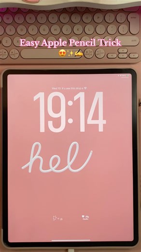 Easy Apple Pencil trick you’ll use every day ✨✍️ #applepencil #applepencilpro #ipadtips