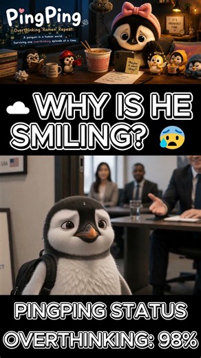 Why Was He Smiling? | PingPing EP.1 🐧 Shorts-1