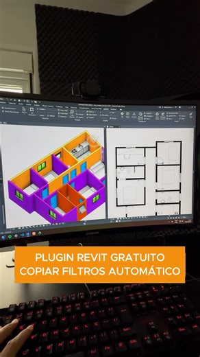 Fellipe Caetano | Dynamo, Python e Revit API on Instagram: "Sabe aquele detalhe simples no Revit que vira um roubo de tempo todo dia? 👀 Como copiar filtros de uma vista pra outra da forma normal Com um plugin gratuito, isso vira questão de dois cliques: copia… cola… e pronto. Sem gambiarra, sem view template desnecessário. Se você curte atalhos inteligentes no Revit, esse é só um deles. Segue o perfil e fica ligado — toda semana tem dica prática de plugins, Dynamo e automações 🚀"