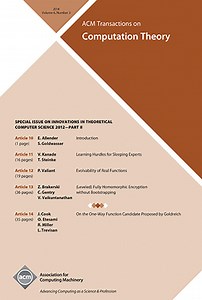 (Leveled) Fully Homomorphic Encryption without Bootstrapping | ACM Transactions on Computation Theory