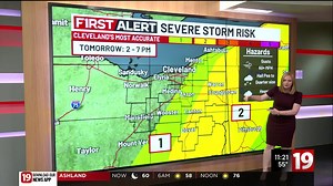 19 First Alert Weather Day: Tracking afternoon showers and storms Sunday, some could be severe