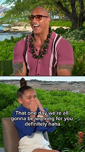 Sat down with Dwayne The Rock Johnson and he flipped the script 😂 #Moana2 #TheRock #Moana #DwayneJohnson #movie | Taylen Biggs