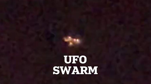 Air Force shares video of UFO swarm over base tied to Roswell