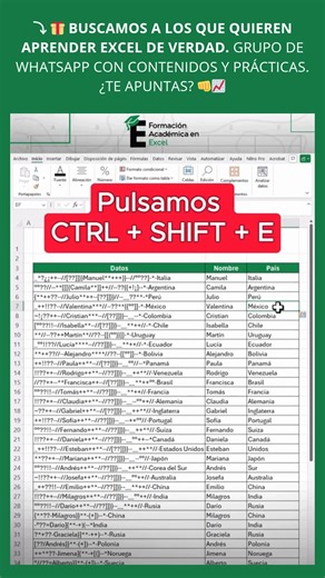 😳⏱️ ¿Datos mal escritos? Lo solucionamos en 15 segundos con la herramienta Autorelleno en Excel ¿Tenés listas largas con errores o repeticiones? Con Autorelleno lo corregís rápido: Pasos rápidos: 1️⃣ Escribí correctamente el dato en la primera celda. 2️⃣ Seleccioná esa celda y arrastrá el controlador de relleno (esquina inferior derecha). 3️⃣ Excel completa automáticamente las demás celdas con el patrón correcto. 4️⃣ ¡Listo! En segundos tus datos quedan uniformes y sin errores. 💡 Tip extra: co