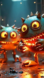 spooky monsters so spooky #3d animation#spookyworld
