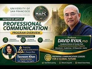 Professor David Ryan, PhD | MAPC Program Overview |Strategic, Technical & Health Communication | USF