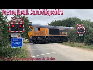 Rare Activation, Unique Crossing Setup, Foxton Road Level Crossing, Cambridgeshire