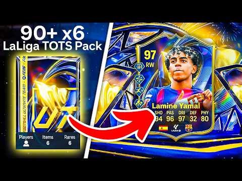 90+ x6 LALIGA TOTS PACKS! 🚨 FC 26 Ultimate Team