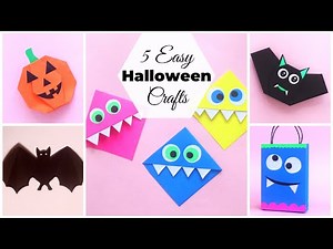 5 Easy Halloween Paper Craft Ideas
