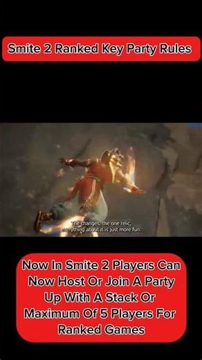 Key Party Rules In Smite 2 Ranked #gaming #likeandsubscribe #hirez #retrogaming #xbox #playstation