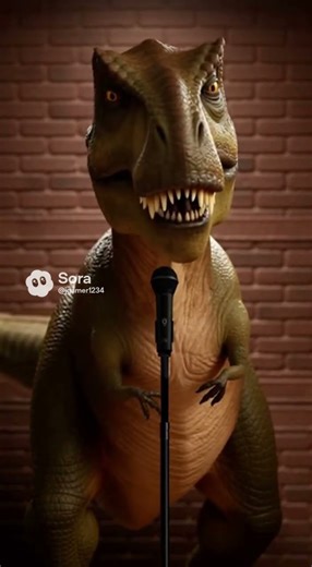 Who Let a T-Rex Into a Comedy Club?! 😂