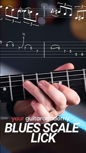 Try This Blues Scale Lick! #guitarlesson