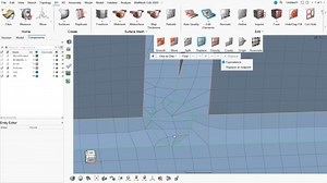 混合网格2D+六面体