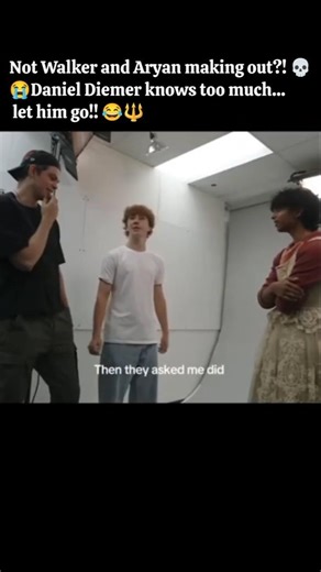 Daniel Saw THE BRIDE & BEST MAN DOING WHAT?! 😱💍 #PercyJackson #WalkerScobell #AryanSimhadri