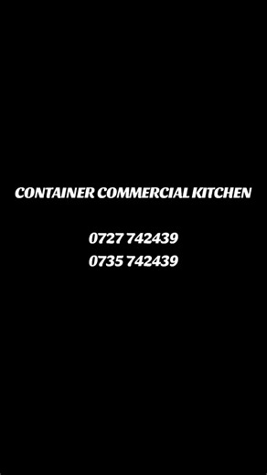 CONTAINER COMMERCIAL KITCHEN, YOU SHOULD BE NEXT! 혿홞홧홚환황 홒홝홖황홨혼홥홥...