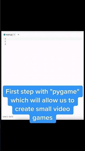 Pygame - First Step with Pygame | Create game in python || Pygame python tutorial #python #pygame