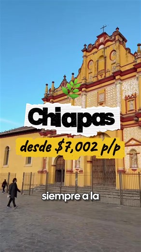 🌿🔥 Chiapas como se debe… aventura real Esto no es el típico viaje… es meterte al Cañón del Sumidero 🚤, sentir la inmensidad, perderte en el color de Agua Azul 💦 y pararte frente a cascadas gigantes en el Chiflón 🌈 Sumas grutas, naturaleza, caminos nuevos… y días que sí se sienten diferentes. ✨ 4 días y 3 noches en San Cristóbal con hotel, transportación y tours incluidos 💸 Desde $7,002 por persona 📅 Viaja en septiembre ✈️ ¿Lo quieres más completo? Agrega vuelos, más días o arma el viaje a