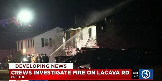 VIDEO: Bristol firefighter hurt during response to under-construction house fire