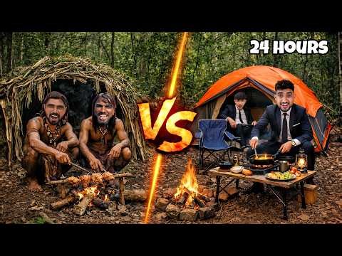 City Life Vs Junglee Life | 24 Hours Challenge