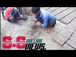 Making Bricks by Outmoded System.