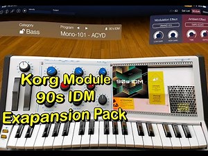 KORG Module - NEW Expansion Pack - 90s IDM (Intelligent Dance Music) ALL Presets Played