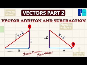 Vector Addition & Subtraction Explained Clearly | Vectors Part 2
