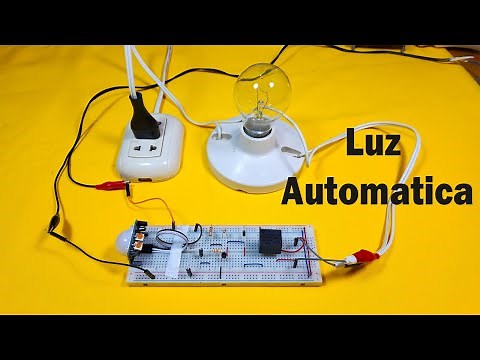 Automatic light with PIR sensor, 110v and 220v AC, step-by-step assembly
