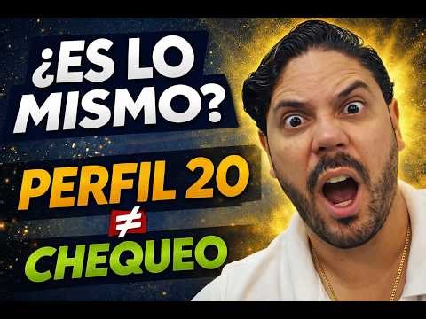 Perfil 20, Chequeo General o Panel Bioquímico: ¿SON LO MISMO?