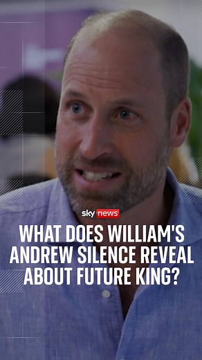 55K views · 247 reactions | What does Prince William's silence on Andrew reveal about future king? Sky's Rhiannon Mills explains what Prince William's silence on his uncle, Andrew Mountbatten Windsor, means for the future King. | Sky News | Facebook