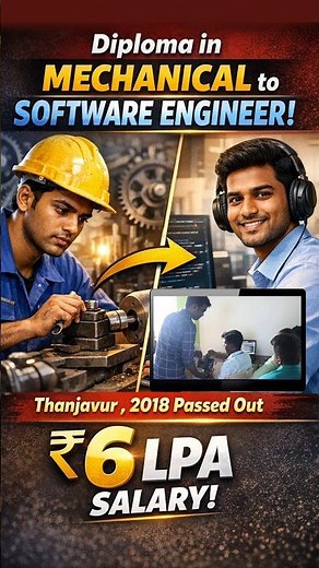 Diploma Mechanical to Software Engineer 💻 ₹6 LPA Success Story! | Kaashiv Infitech Placement
