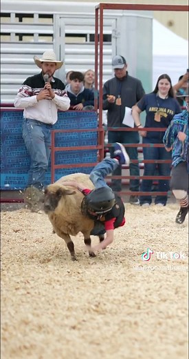 Trying to hold on to the weekend like… #AZNational #livestockshow #stockshowlife #muttonbusting #muttonbustin #rodeo #sheep #cowboy #arizona