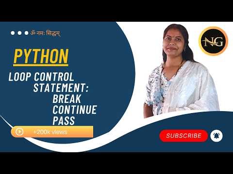 LOOP CONTROL STATEMENT IN PYTHON