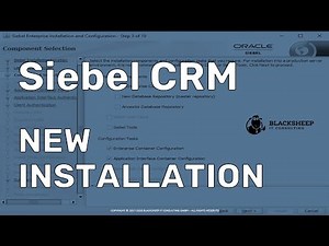 Siebel 25/26 Installation - Part 4: Install New Siebel Database