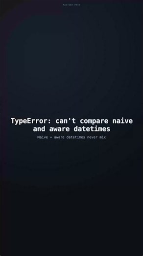 Why comparing two Python datetimes can crash your app