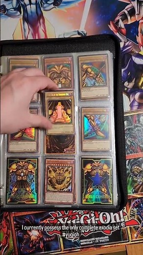 my competed exodia set with the final third leg of the forbidden one